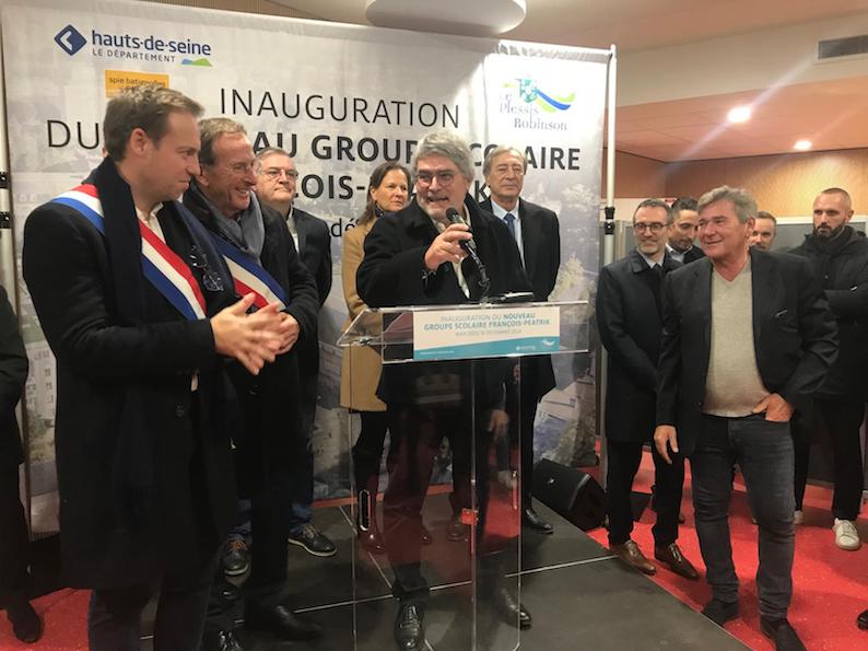 Le Plessis Robinson, inauguration groupe scolaire François Peatrick